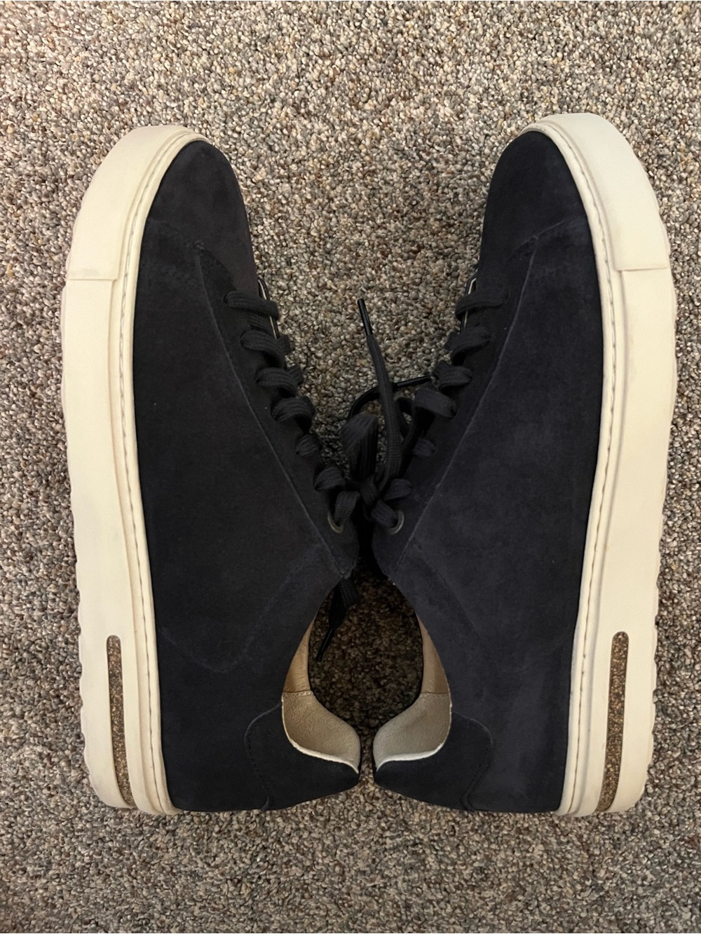 Birkenstock Black Suede Low-Top Lace-Up Sneakers - Picture 5 of 8